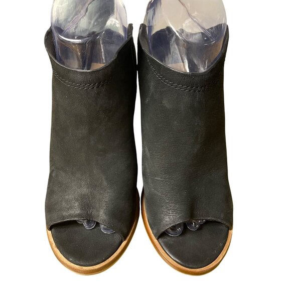 Dolce Vita Suede Open Toe Chunky Boots Sz 6 - Picture 3 of 8